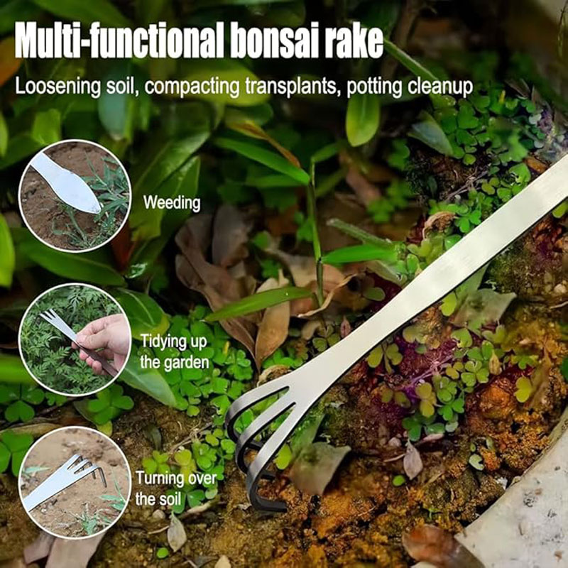 Stainless Steel Root Rake Hand - Bonsai Garden Zen recension och pris