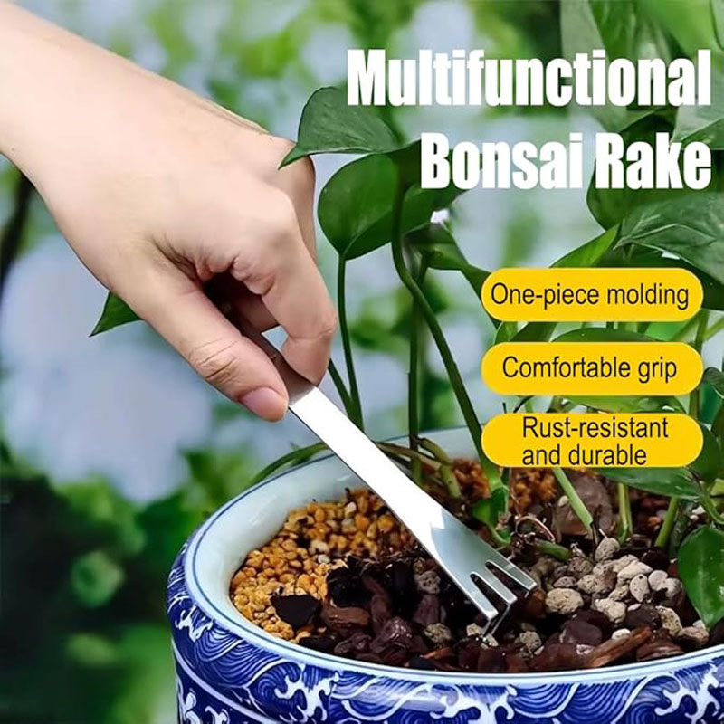 Stainless Steel Root Rake Hand - Bonsai Garden Zen recension och pris