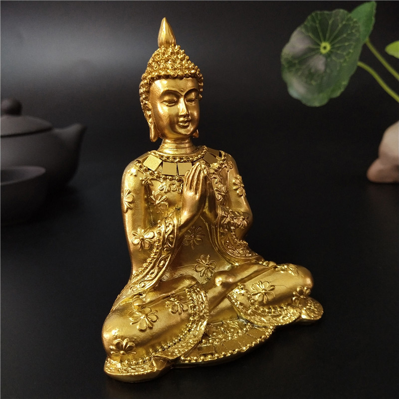 Golden Thailand Buddha Statue  - Bonsai Garden Zen recension och pris