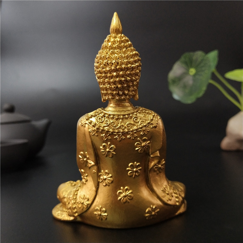 Golden Thailand Buddha Statue  - Bonsai Garden Zen recension och pris