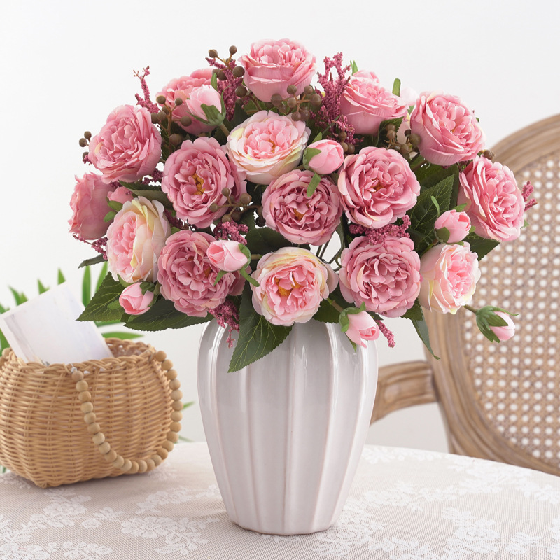 Artificial Flower Silk Peony H - Bonsai Garden For Sale recension och pris