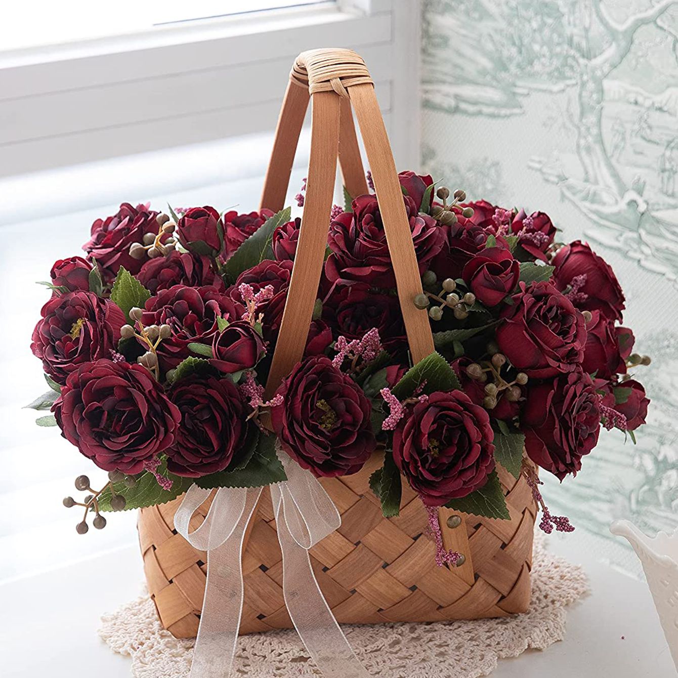 Artificial Flower Silk Peony H - Bonsai Garden For Sale recension och pris