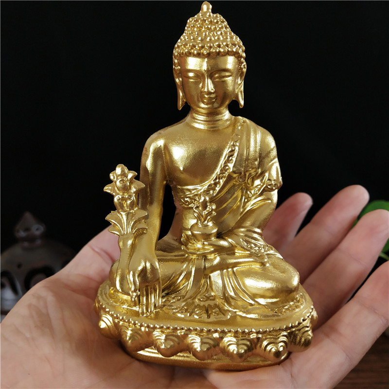 Goldn Medicine Buddha Statue W - Bonsai Garden Zen recension och pris