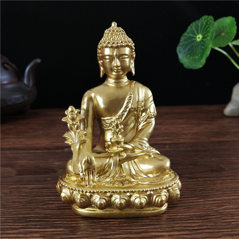 Goldn Medicine Buddha Statue W - Bonsai Garden Zen recension och pris