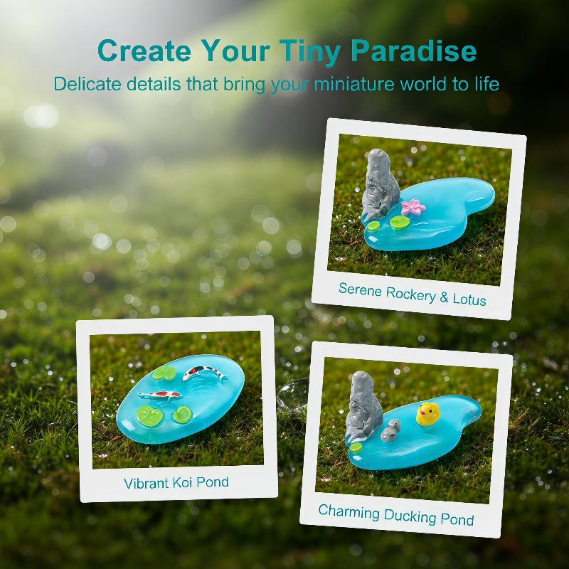 Mini Resin Pond Ornaments With - Bonsai Garden With Koi Pond recension och pris