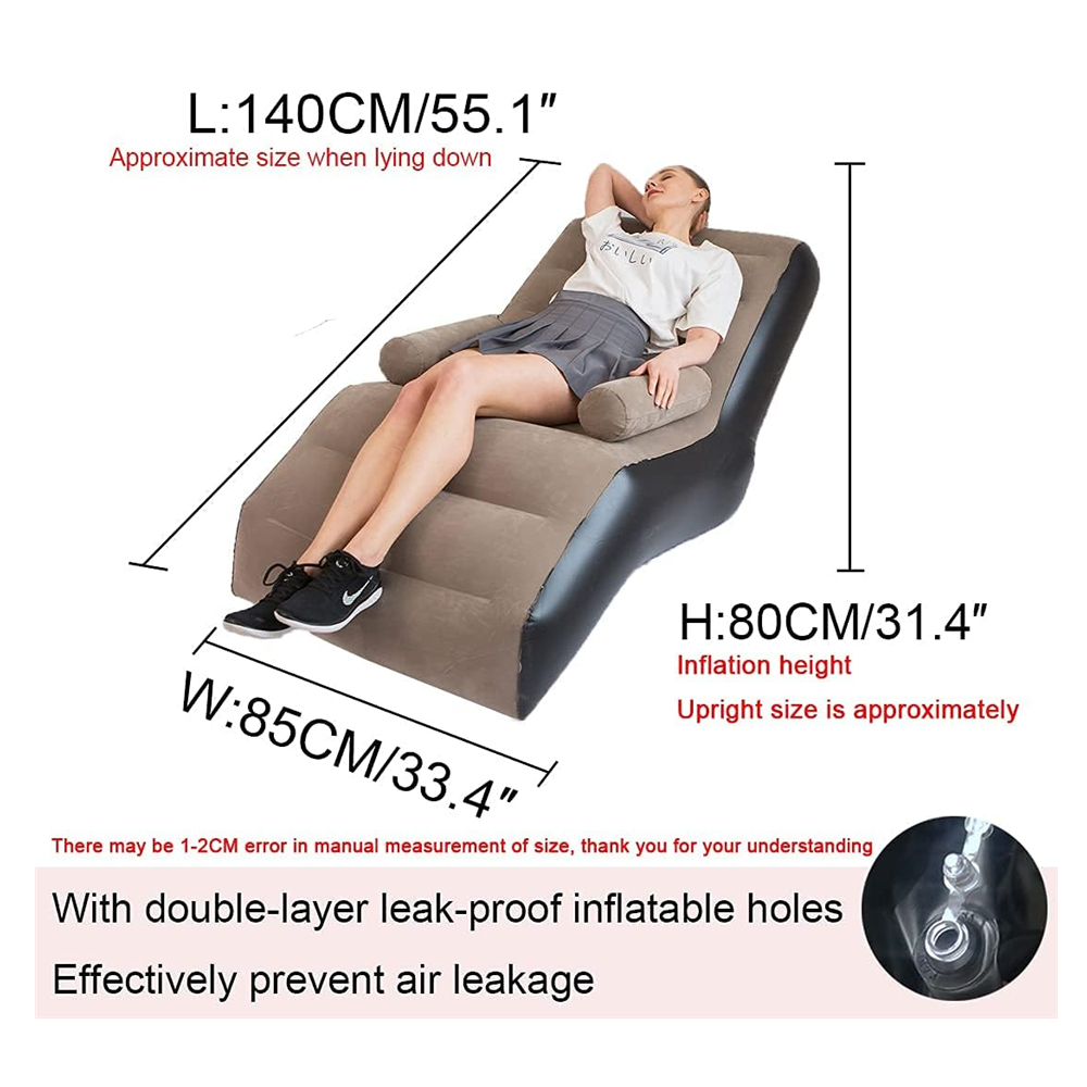 Folding Lazy Sofa,Inflatable L - Bonsai Garden Bench recension och pris
