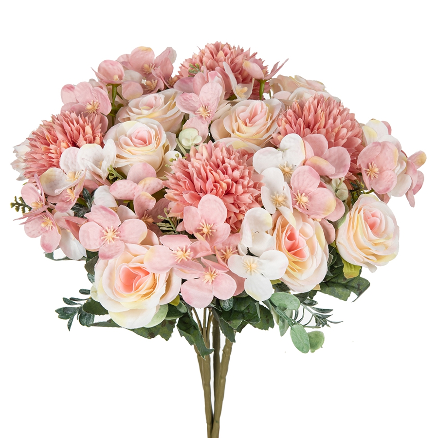 1/4pcs Artificial Flower Rose  - Bonsai Garden Bench recension och pris