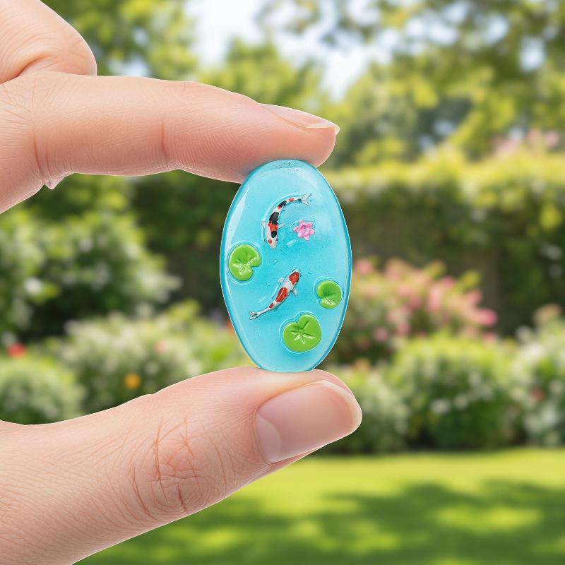 Mini Resin Pond Ornaments With - Bonsai Garden With Koi Pond recension och pris