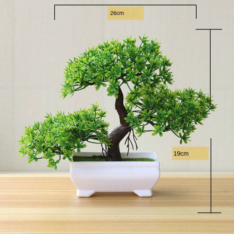 New Green Artificial Plants Bo - Bonsai Garden Zen recension och pris