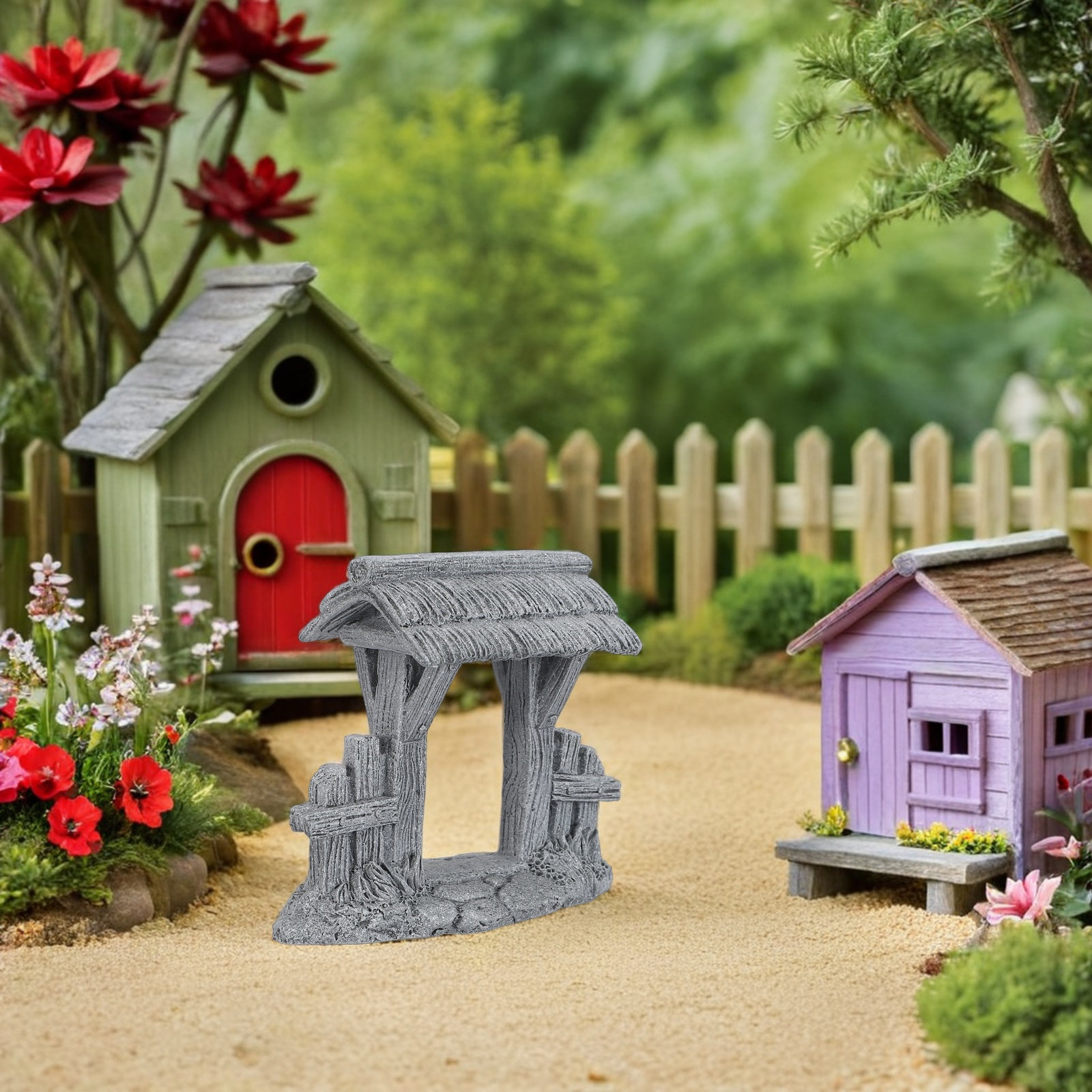 Mini Chinese Stone Gate Bonsai - Bonsai Garden Entrance recension och pris